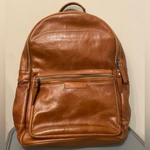 Genuine Leather Laptop Backpack